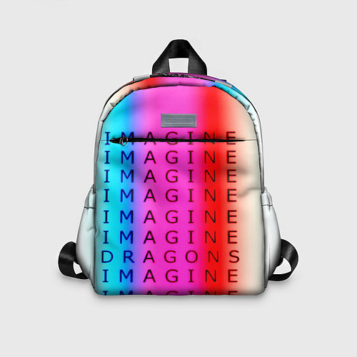 Детский рюкзак Imagine Dragons neon rock / 3D-принт – фото 1