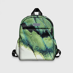 Детский рюкзак Зелено-черные пятна на светлом, цвет: 3D-принт