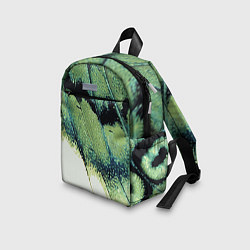Детский рюкзак Зелено-черные пятна на светлом, цвет: 3D-принт — фото 2