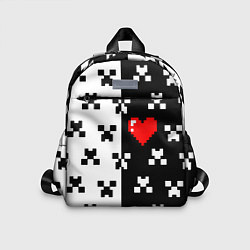 Детский рюкзак Minecraft pattern love, цвет: 3D-принт