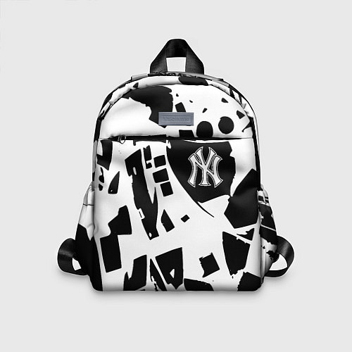 Детский рюкзак New York yankees - abstraction / 3D-принт – фото 1
