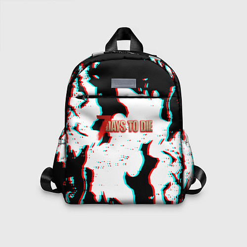 Детский рюкзак 7 Days to die glitch fire / 3D-принт – фото 1