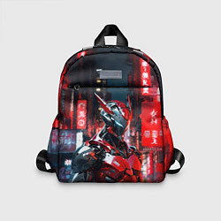 Детский рюкзак Бронированный красный киборг