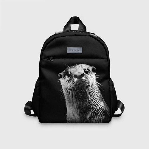 Детский рюкзак Выдра любопытная / 3D-принт – фото 1
