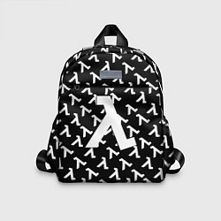 Детский рюкзак Half liife logo pattern, цвет: 3D-принт