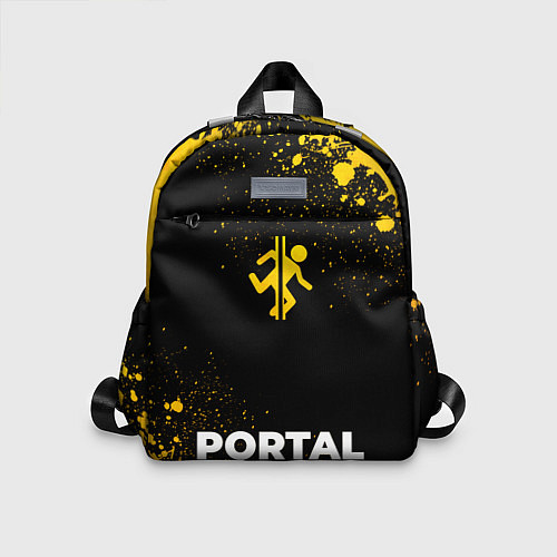 Детский рюкзак Portal - gold gradient по-центру / 3D-принт – фото 1