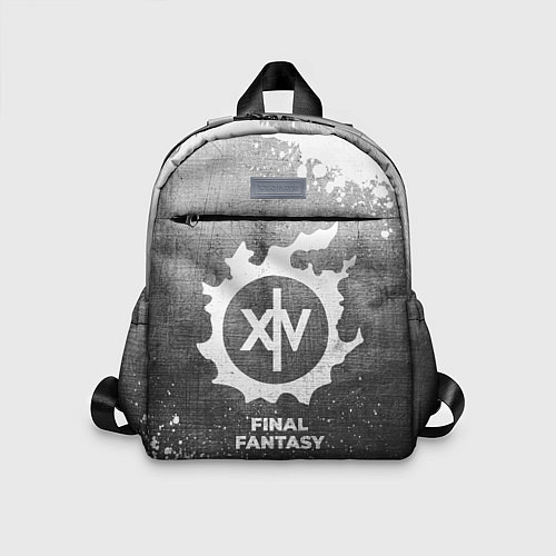 Детский рюкзак Final Fantasy - grey gradient / 3D-принт – фото 1