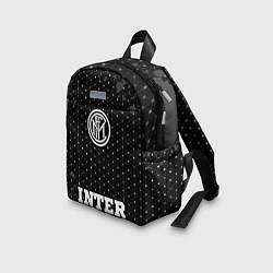 Детский рюкзак Inter sport на темном фоне по-центру, цвет: 3D-принт — фото 2