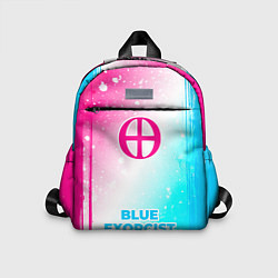 Детский рюкзак Blue Exorcist neon gradient style по-центру