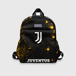 Детский рюкзак Juventus - gold gradient по-центру, цвет: 3D-принт