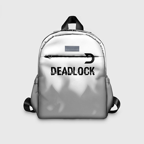 Детский рюкзак Deadlock glitch на светлом фоне посередине / 3D-принт – фото 1