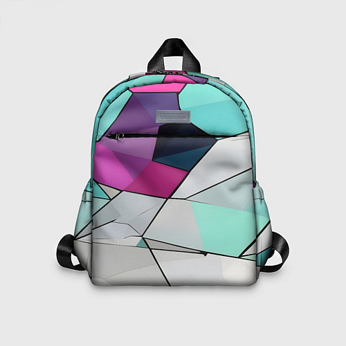 Детский рюкзак Яркая геометрическая абстракция / 3D-принт – фото 1