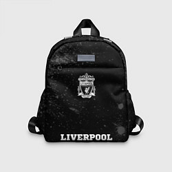 Детский рюкзак Liverpool sport на темном фоне по-центру, цвет: 3D-принт