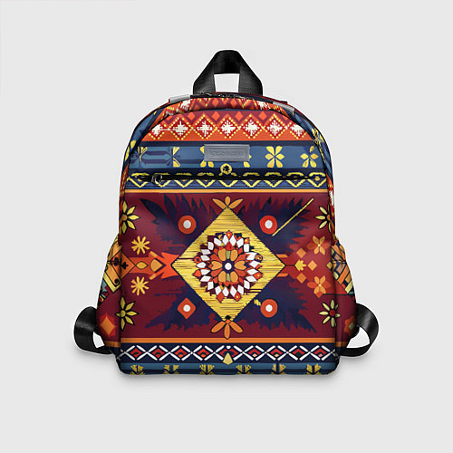 Детский рюкзак Стиль советского ковра узоры и орнамент / 3D-принт – фото 1