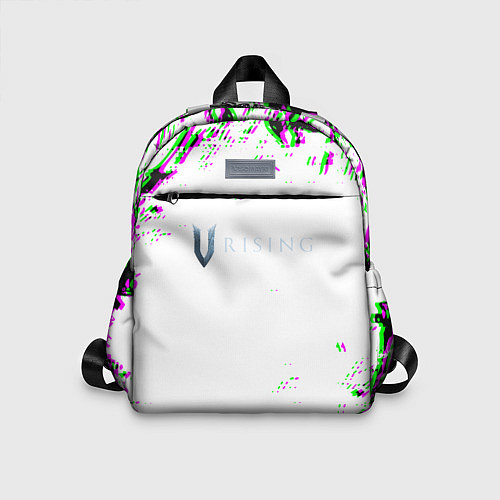 Детский рюкзак Vrising глитч краски / 3D-принт – фото 1