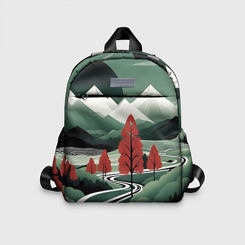 Детский рюкзак Дорога на природу / 3D-принт – фото 1