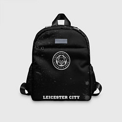 Детский рюкзак Leicester City sport на темном фоне по-центру, цвет: 3D-принт