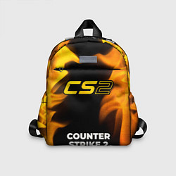 Детский рюкзак Counter Strike 2 - gold gradient по-центру
