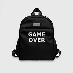 Детский рюкзак Game over white logo