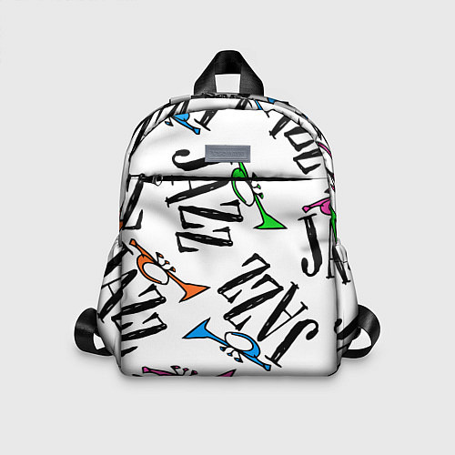 Детский рюкзак Just jazz in color / 3D-принт – фото 1