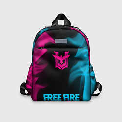 Детский рюкзак Free Fire - neon gradient по-центру