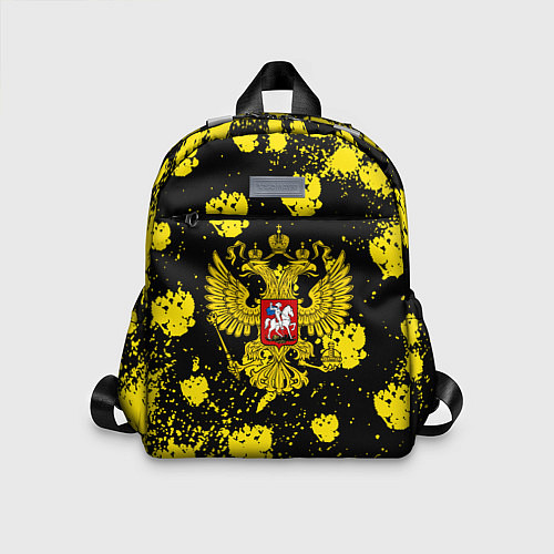 Детский рюкзак Жёлтые краски герб / 3D-принт – фото 1