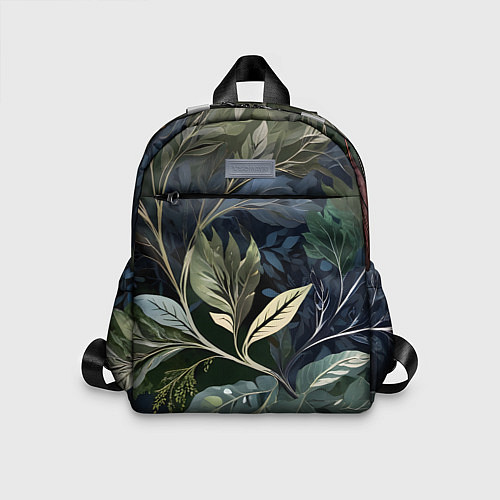 Детский рюкзак Объемные листья / 3D-принт – фото 1