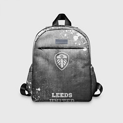 Детский рюкзак Leeds United - grey gradient по-центру