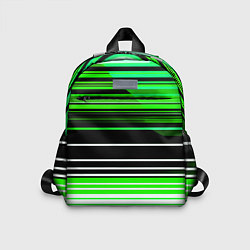Детский рюкзак Разноцветные вертикальные линии, цвет: 3D-принт
