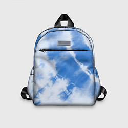 Детский рюкзак Синий тай дай, цвет: 3D-принт