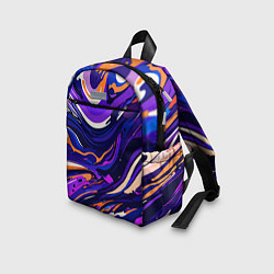 Детский рюкзак Разноцветная абстракция разводов, цвет: 3D-принт — фото 2