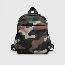 Детский рюкзак Армейский камуфляж, цвет: 3D-принт