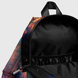 Детский рюкзак Космонавт с ёлкой в космосе, цвет: 3D-принт — фото 2