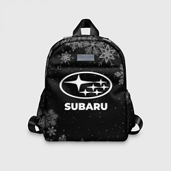 Детский рюкзак Снежный Subaru, цвет: 3D-принт