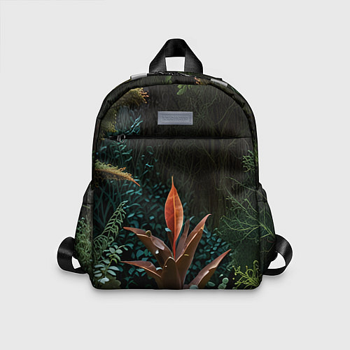 Детский рюкзак Объемные растения / 3D-принт – фото 1