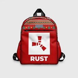 Детский рюкзак Rust new year, цвет: 3D-принт