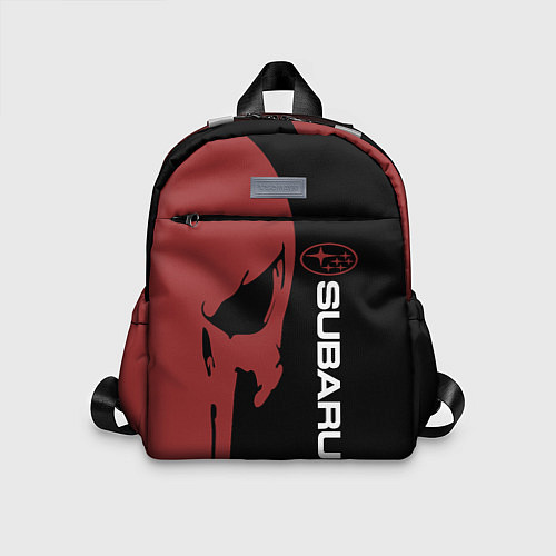 Детский рюкзак Subaru и череп / 3D-принт – фото 1