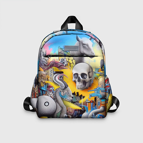 Детский рюкзак Урбанистический сон - сюрреализм / 3D-принт – фото 1
