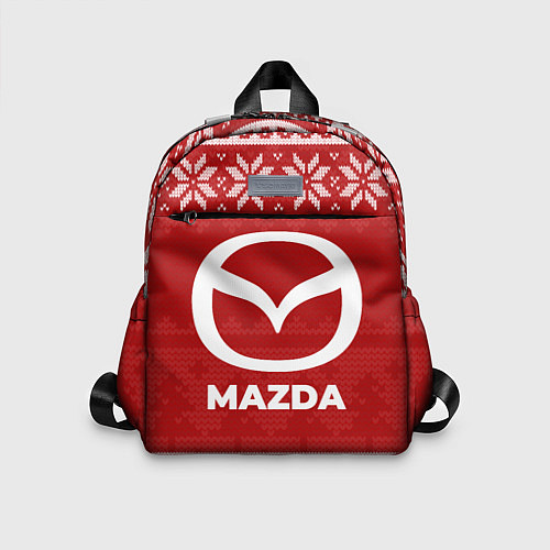 Детский рюкзак Новогодний Mazda / 3D-принт – фото 1