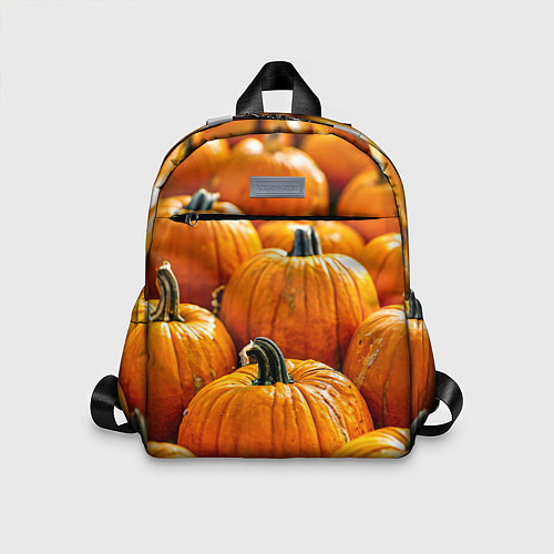 Детский рюкзак Много тыкв / 3D-принт – фото 1