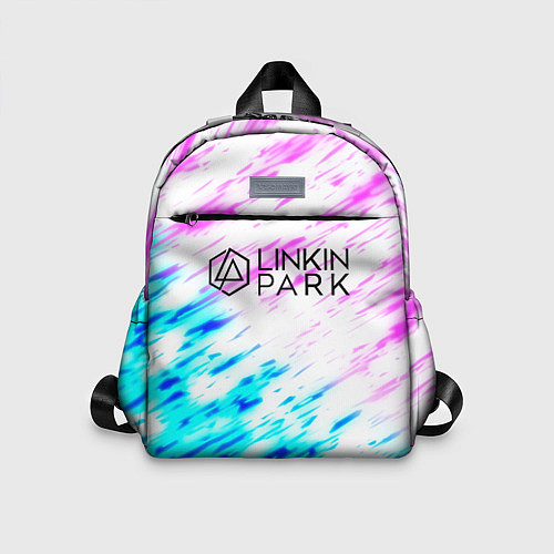 Детский рюкзак Linkin park rock краски / 3D-принт – фото 1