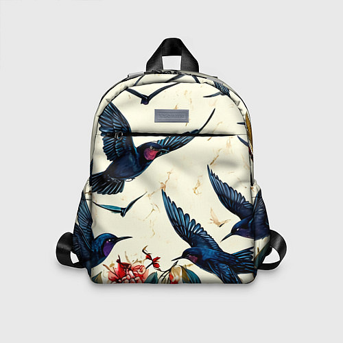 Детский рюкзак Стая ласточек / 3D-принт – фото 1