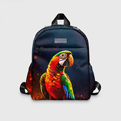 Детский рюкзак Ара в огне, цвет: 3D-принт