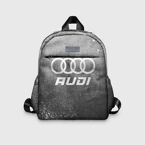 Детский рюкзак Audi - grey gradient / 3D-принт – фото 1