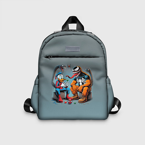 Детский рюкзак Two dudes - Venom and Spider-Duck / 3D-принт – фото 1