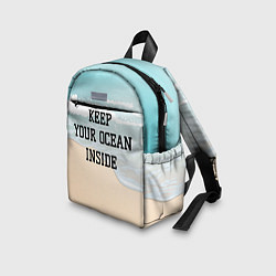 Детский рюкзак Keep your ocean inside, цвет: 3D-принт — фото 2