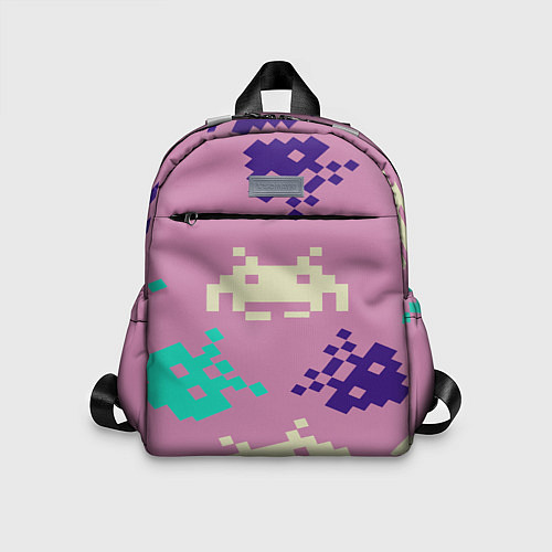 Детский рюкзак Пиксели фильтр / 3D-принт – фото 1