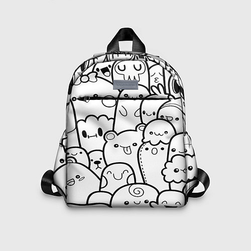 Детский рюкзак Doodle monsters / 3D-принт – фото 1