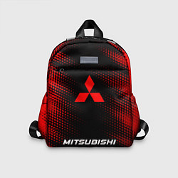 Детский рюкзак Mitsubishi - red gradient по-центру, цвет: 3D-принт