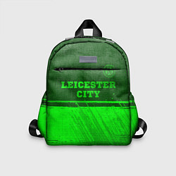 Детский рюкзак Leicester City - green gradient посередине, цвет: 3D-принт